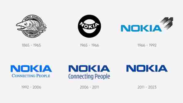 诺基亚品牌标识演变史（诺基亚logo进化史）
